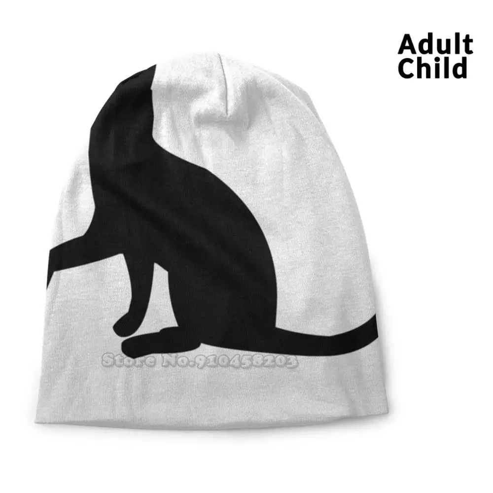 

Cat Lovers : Minimalist Clothes Knitted Cap Casual Beanies Hip-Hop Hat Kitten Kitty Pet Animals Feline Pets Meow Cartoon Cat