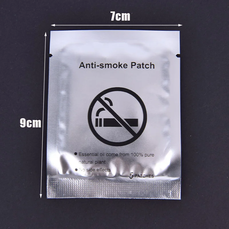 

5pcs Anti Smoke Patch Natural Ingredient Stop Quit Smoking Cessation Chinese Herbal Medical Plaster Health Care