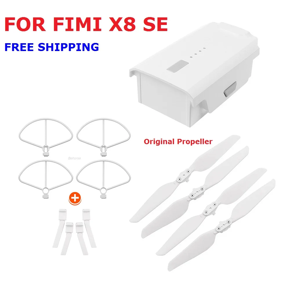 Bundle 1 FIMI X8 SE сменный аккумулятор 11,4 v 4500mAh и комплект пропеллеров для FIMI X8 SE аксессуар для дрона - Цвет: Bundle 1