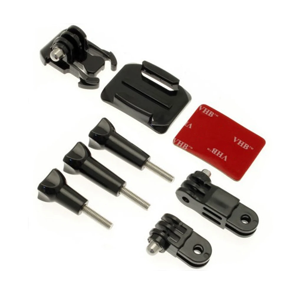 

Durable Plastic Screw Photography Camera Accessories Kit Easy Install Base Replacement Connecting Helmet Mount For Gopro Hero