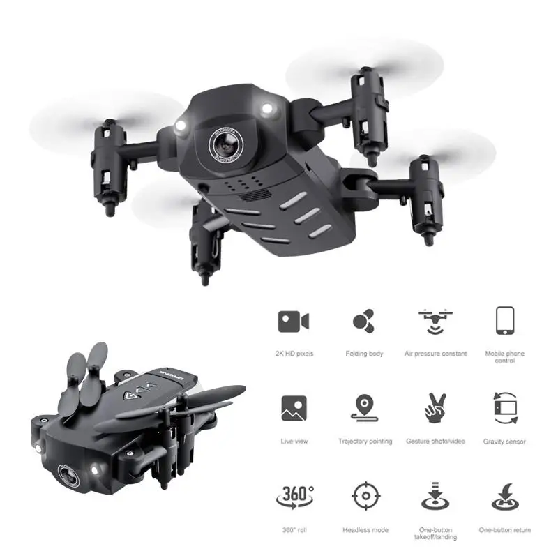 KK8 складные мини дроны RC FPV Квадрокоптер с HD камерой Wi Fi Дрон селфи