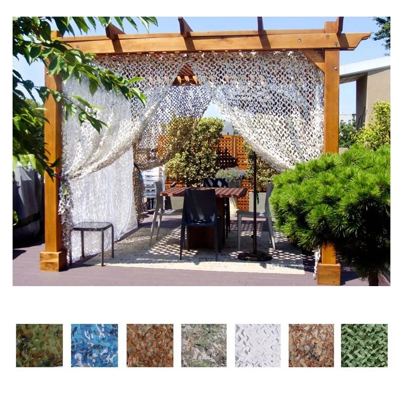

1.5x8M Outdooor Awnings Camouflage Net 100% Polyester Oxford UV Protection Canopy Sunshade Home Garden Party Decoration Camo Net