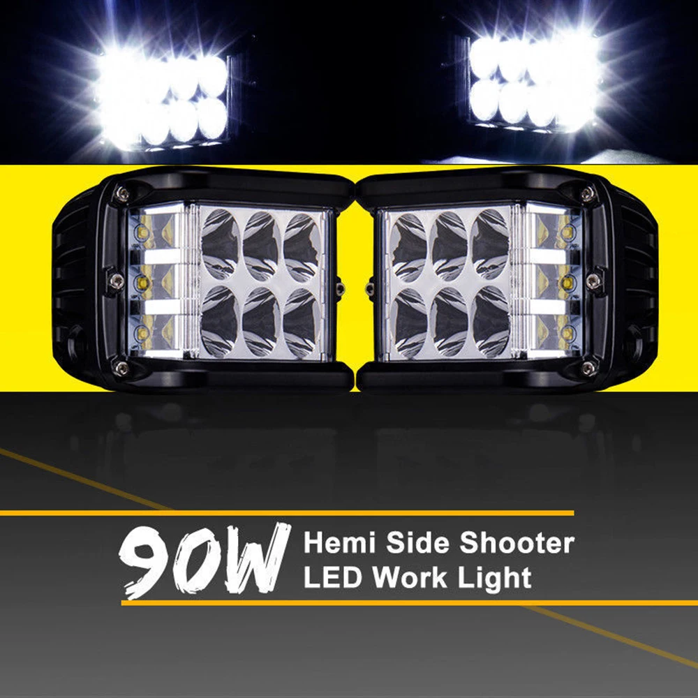 2 шт./компл. 45 Вт светодиодный трехсторонний рекламный световой Рабочая лампа Cube