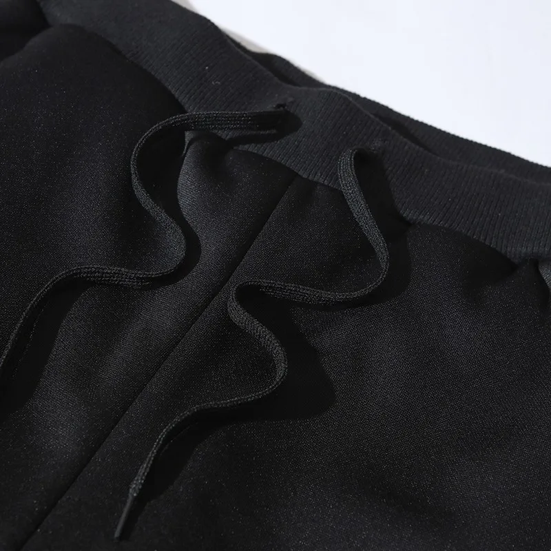 Большой размер M~ 7XL 8XL 9XL толстый набор мужского спортивного костюма зимние повседневные мужские спортивные комплекты из двух предметов полосатый флисовый капюшон куртка брюки спортивные костюмы мужской спортивный костюм