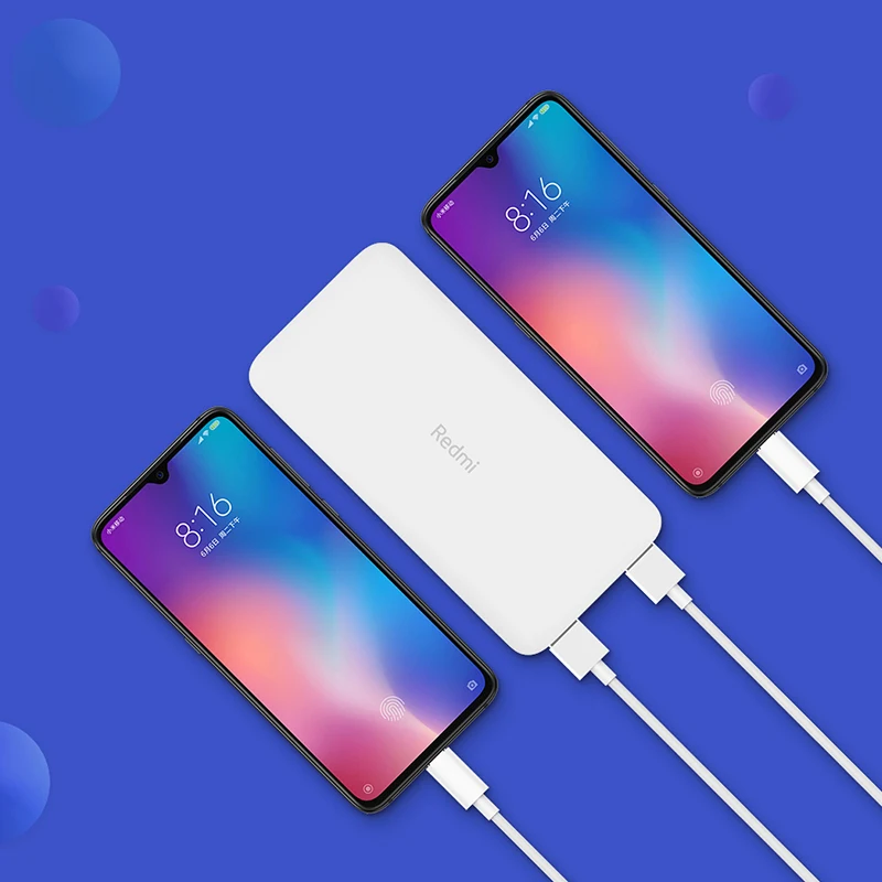Новейший оригинальный внешний аккумулятор Xiaomi Redmi быстрая зарядка 10000 мАч