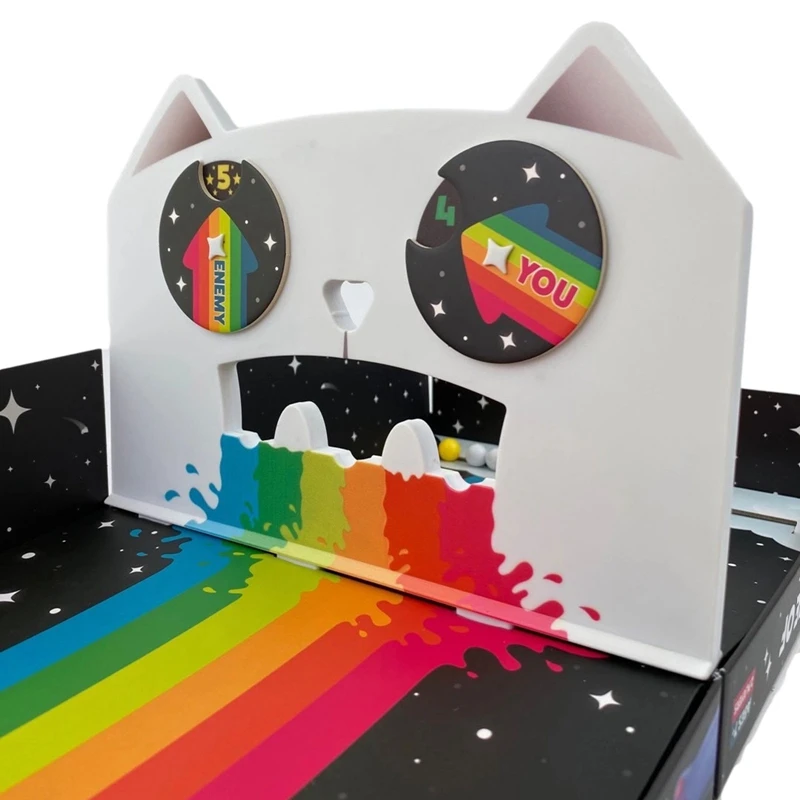 

Magnetic Pinball Cat Scratching Board Game A GAME OF CAT& MOUTH Cat And Mouse Game Battle Toy Christmas Birthday Gift
