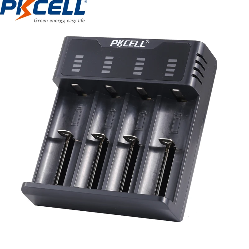 PKCELL AA/AAA зарядное устройство Зарядка 1,2 в 3,7 в AA/AAA 18650 перезаряжаемая батарея NIMH/NICD индикаторы зарядного устройства умное зарядное устройство