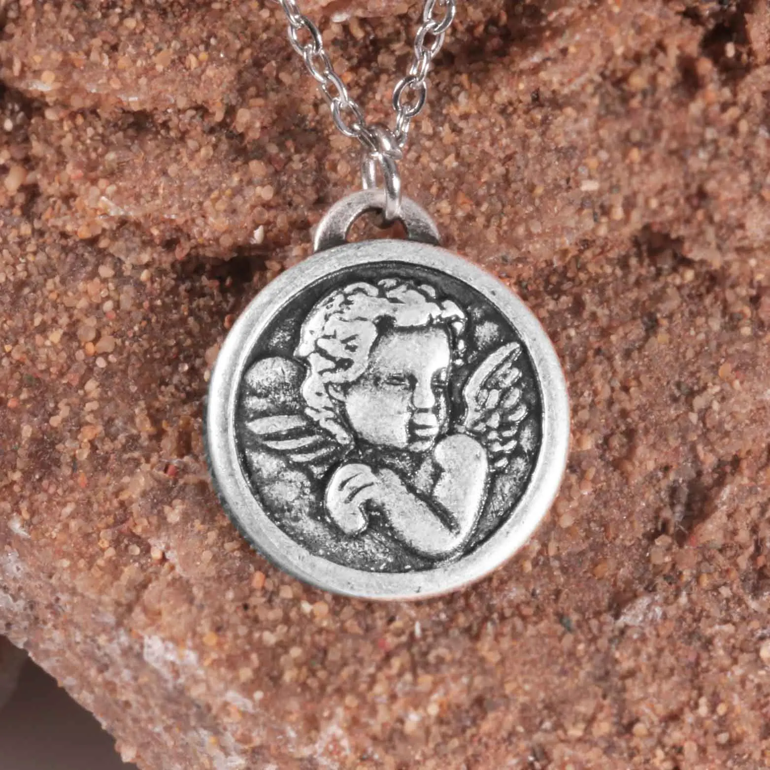 Женское Ожерелье ангелов Рождественский кулон амулеты медальон ювелирные