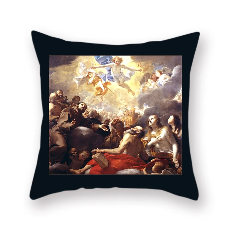 Церковный религиозный принт декоративный чехол для подушки узор верующих диван