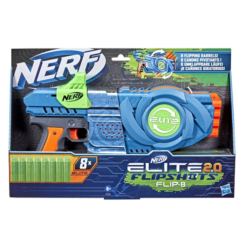 Бластер NERF ELITE 2.0 F2549 Нёрф Элит Флипшотс Флип-8 |