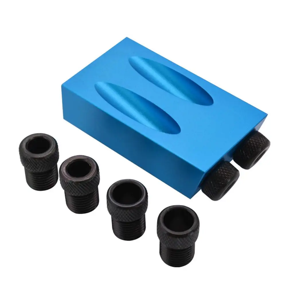 

Woodworking Hole Locator Drill Bits 15 Degree Angle Locator Bits Hole Jig Clamp Kit for Woodworking Tools