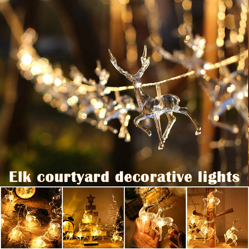 

Christmas Elk Lights Led Courtyard Decorations Suitable For Landscaping FAS6