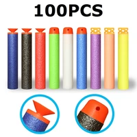 soft hollow round head and sucker refill darts toy gun bullets for nerf series eva military gift toys for kid children