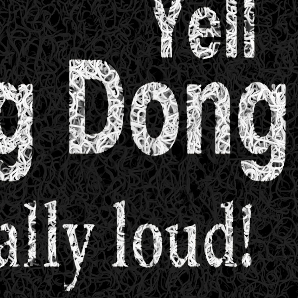 Дверной звонок сломанный крик &quotDing Dong&quot водопоглощающая резиновая подложка
