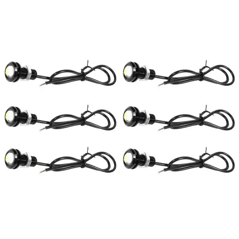 Ультратонкий Светодиодный светильник Eagle Eye 18 мм 12 В цветные дневные ходовые огни