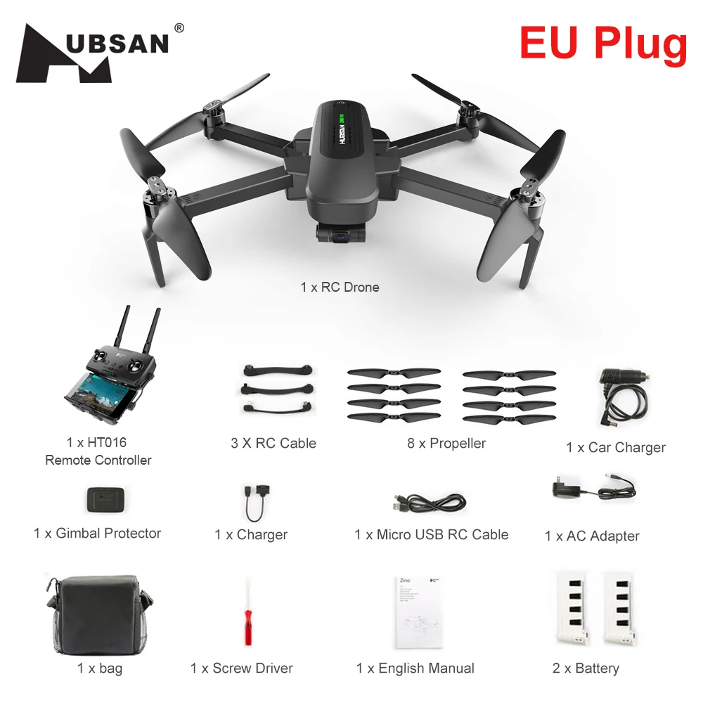 Синий Предпродажа; Hubsan ZINO PRO gps 5G Wi-Fi 4 км с видом от первого лица в формате 4K UHD, Камера 3-осевому гидростабилизатору Сфера панорамы RC Дрон Квадрокоптер RTF - Цвет: Синий