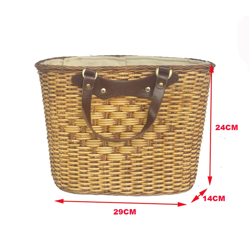 Новый стиль Искусственная кожа ПУ ручка + ротанга сумка тела Сумки из натуральной