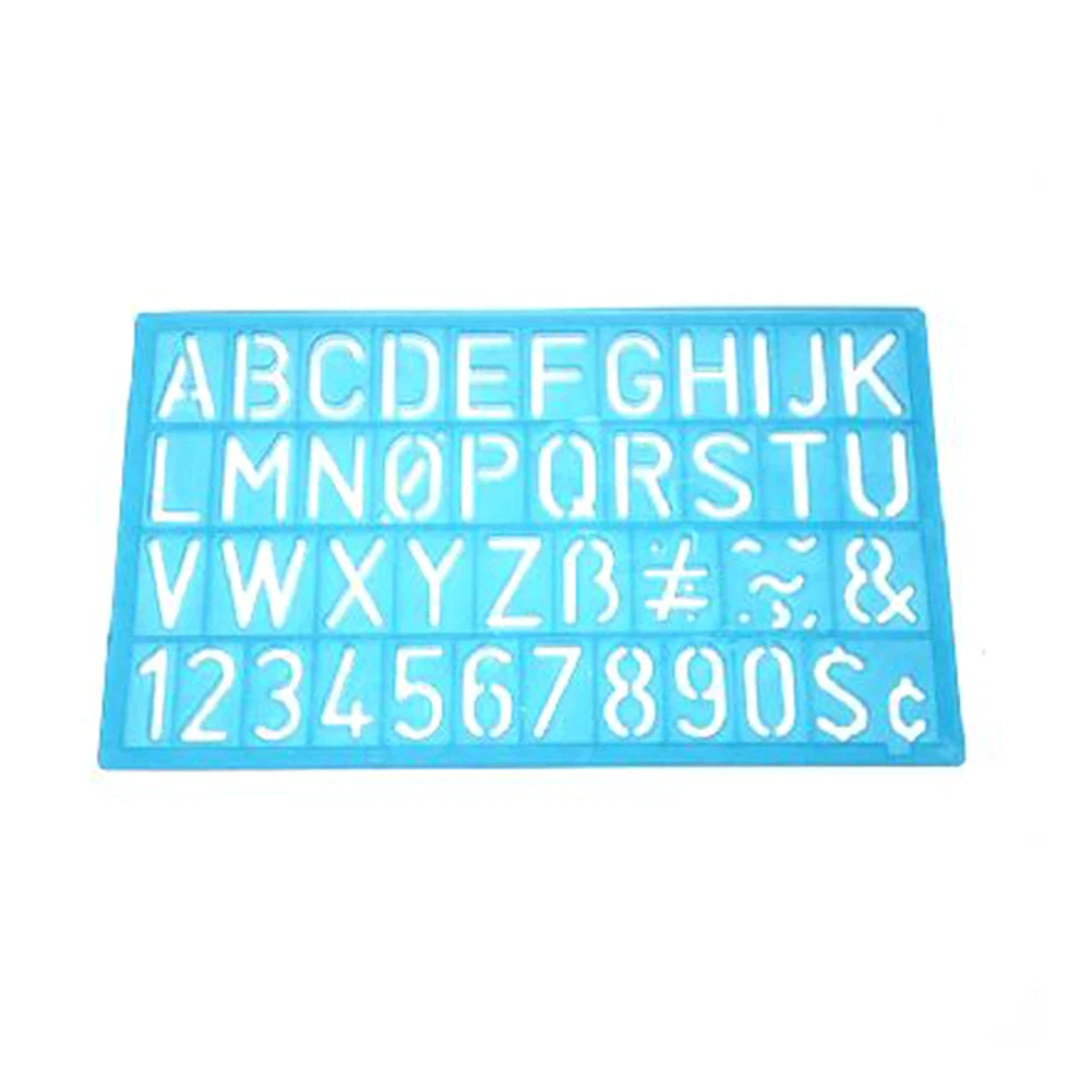 4 шт./компл. ремесло направляющие гибкие рисунок декоративные цифры буквы
