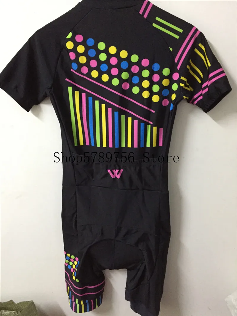 

Summer Women Clothing Famale Body Kit Cycling Skinsuit Triathlon Ropa Ciclismo Bicycling Jumpsuit Speedsuit Gel Pad Quick Drying