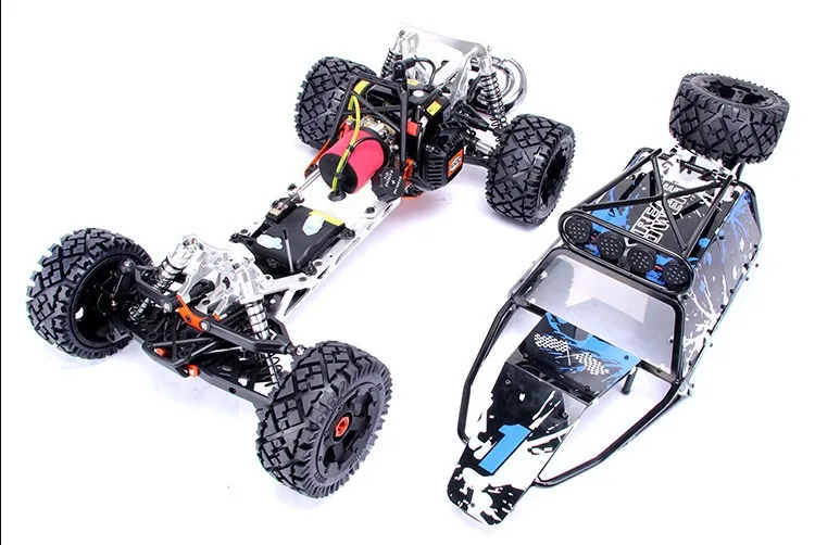1/5 распродажа автомобильных ковриков 30.5cc для RC Rovan Baja 5SC с 2,4G 3 канала DMX контроллер с ЖК-дисплей экран
