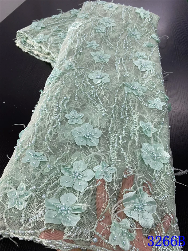 

Африканская кружевная ткань с бисером 2020 высокое качество кружева ручной работы кружева нигерийские кружевные ткани для свадебного платья...