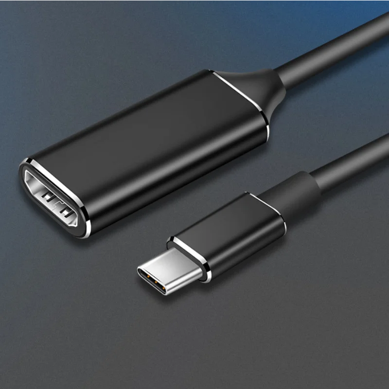 

Type-c To HDMI-compatible High-definition 4K Converter Mobile TV Monitor with Screen Line Type-c To HDMI-compatible