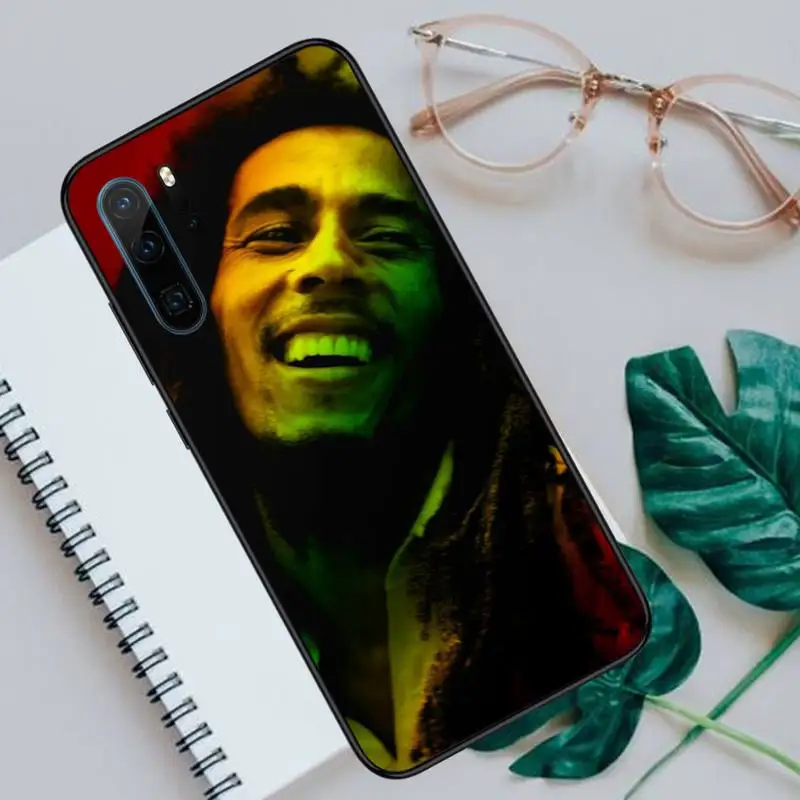 

Bob Marley famous singer Phone Case For Huawei honor Mate P 10 20 30 40 Pro 10i 9 10 20 8 x Lite Luxury brand shell funda coque