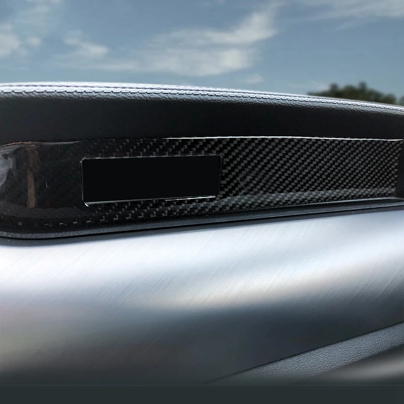 Для Ford Mustang 2015 - 2019 автомобиль сопилот приборная панель украшение рамка крышка ABS