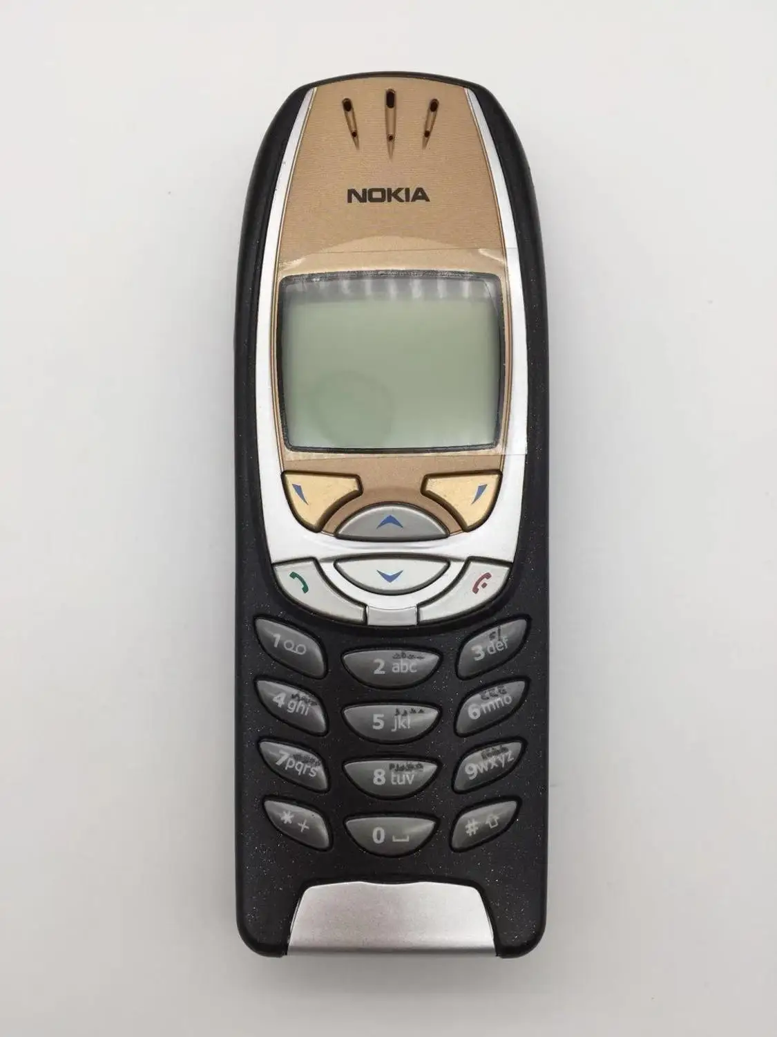 Black 6310i разблокированный Nokia 6310i 2G GSM трехдиапазонный Bluetooth классический мобильный телефон Восстановленный - Цвет: Black