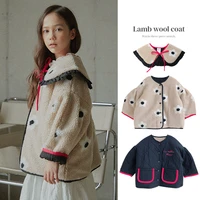 winter girls jacket 2021 winter new childrens jacket fashion girls clothes sweet doll collar down jacket childrens clothing