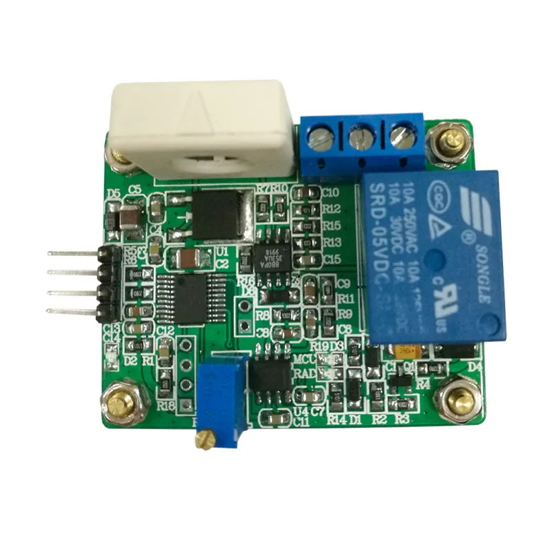 Wcs1800 Hall current sensor DC / AC detection module 30A serial port output over protection | Инструменты