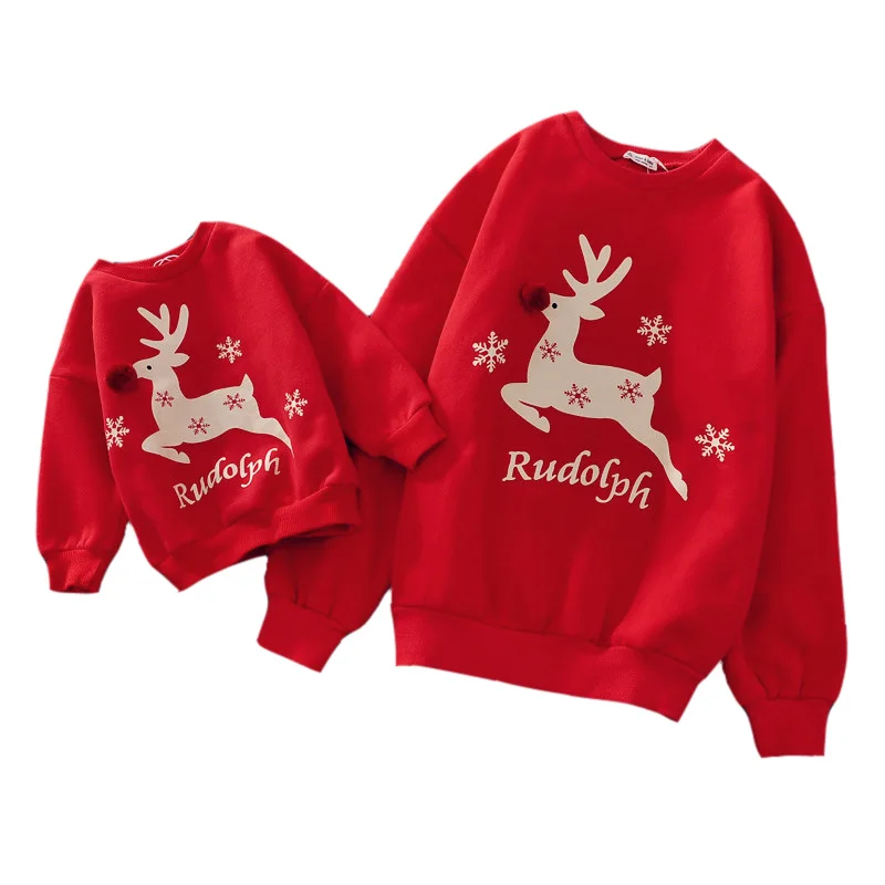 Семейная одежда для папы мамы и меня коллекция 2019 года дочки сына Рождественский