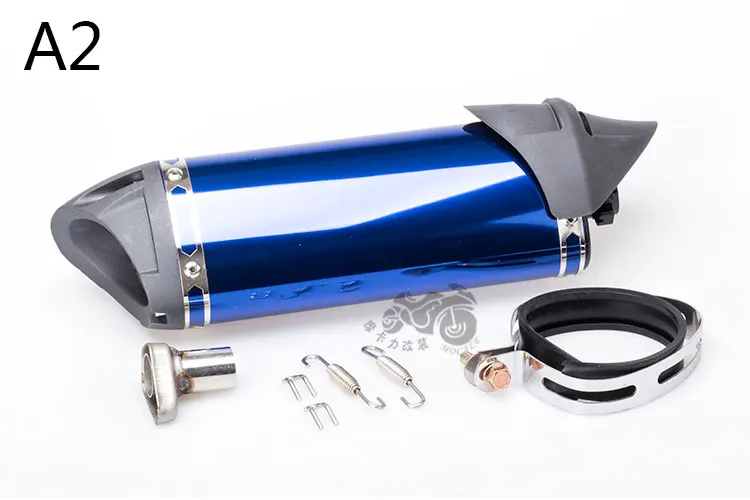 Универсальный 35 мм мотоцикл модифицированный Кобра треугольная выхлопная труба