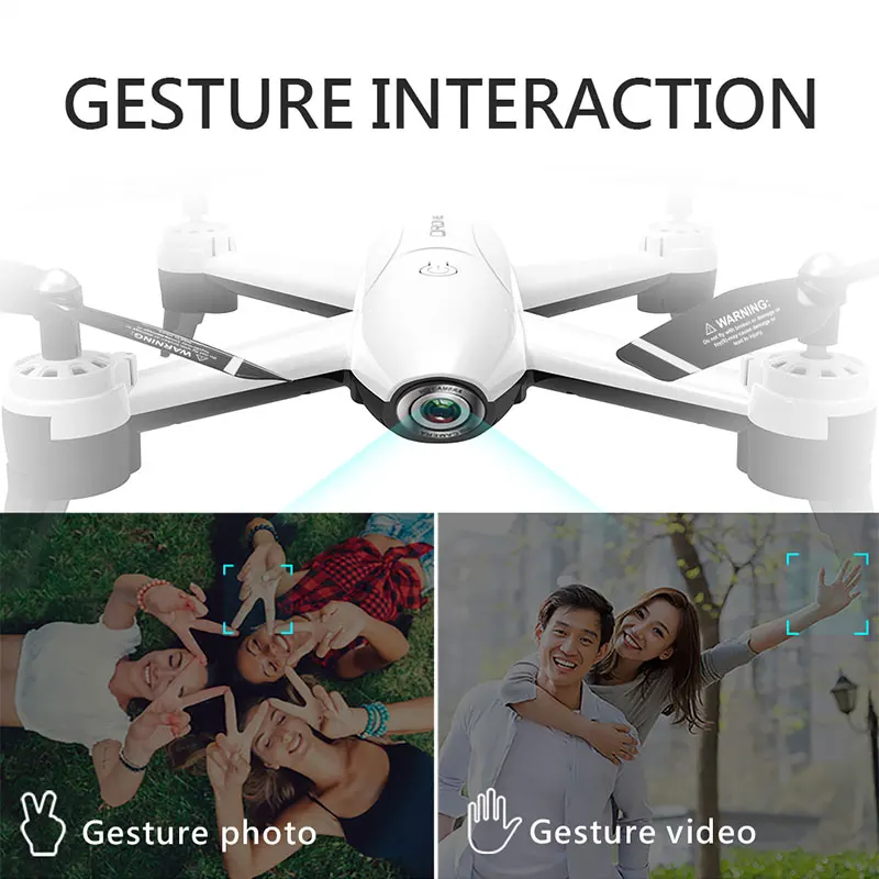 Две камеры SG106 4CH 6 Axis 1080P дрона с дистанционным управлением HD жест фото удержания