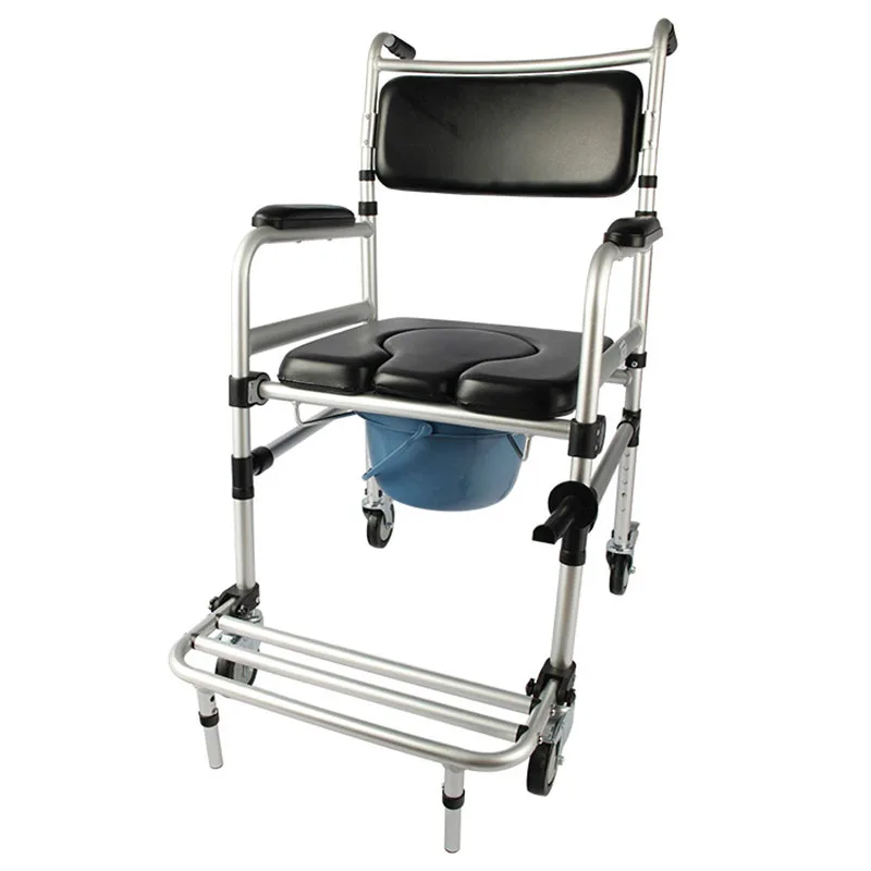 

Передвижное кресло-ходунок с тормозом, складное вспомогательное тренировочное оборудование для реабилитации и инвалидов, компрессионный ходунок