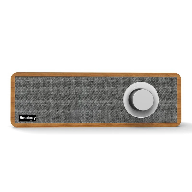 grey Деревянный bluetooth динамик сабвуфер беспроводной динамик s Портативный мини ретро Саундбар сильный бас мощный звуковой ящик музыкальный сабвуфер - Цвет: grey