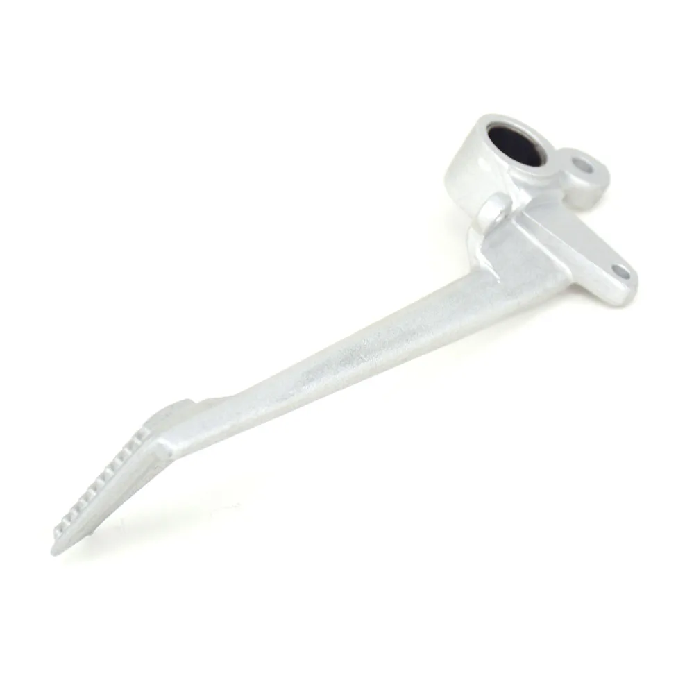 Алюминиевый серебристый черный задний складной тормозной рычаг для мотоцикла