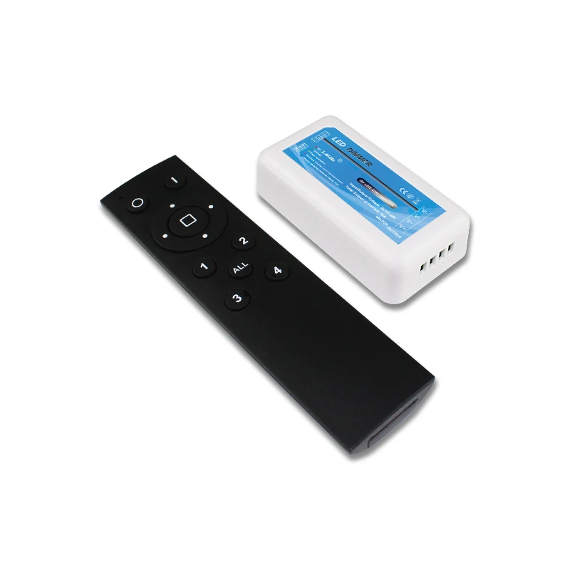 Современная мода DC12V 24V вход один/два цвета/RGB/RGBW цвет 2 4G контроллер черный корпус