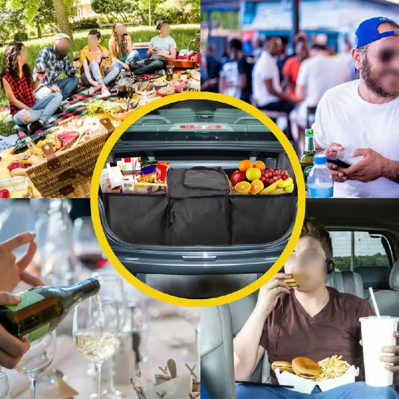 Складной органайзер для багажника автомобиля суперпрочный большой прочный