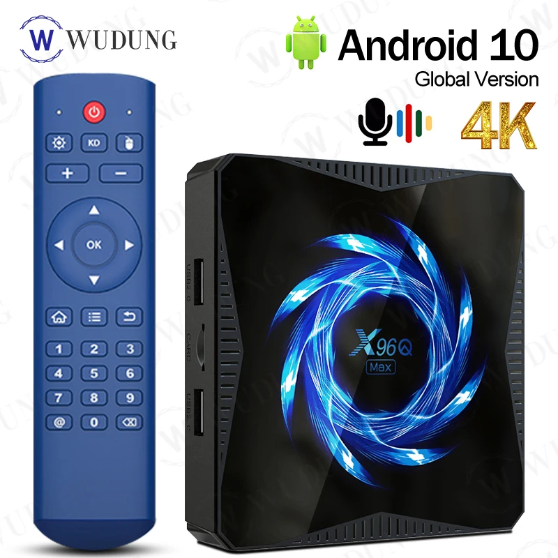 X96Q MAX Android 10 0 Smart TV Box Allwinner H616 4 ГБ 32 2 4G 5G WiFi Bluetooth 4K медиаплеер TV|ТВ-приставки и