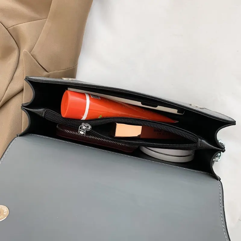 

Luxury Brand Crossbody Bags For Women 2021 Fashion Designer Leather Shoulder Messenger Bag Chains Female Travel Handbags Purses