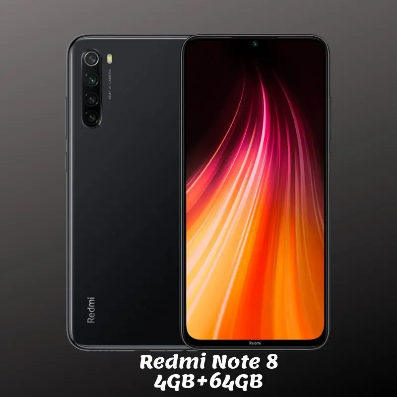 Black Note 8 Redmi Note 8 Xiaomi глобальная версия 4 Гб 64 Гб Смартфон 48MP камеры Snapdragon 665 6,3 FHD 4000 мАч 4K видео глаз экран - Цвет: Black Note 8