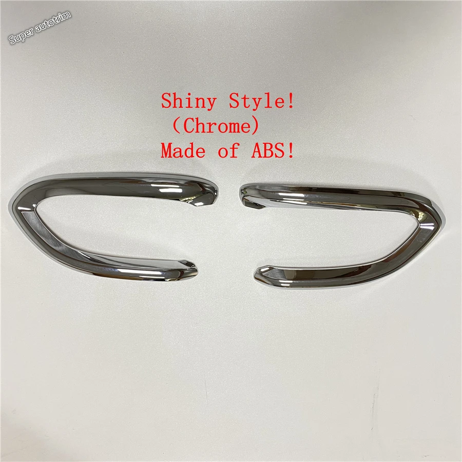 Хромированные блестящие передние противотуманные фары Lapetus лампы для век бровей