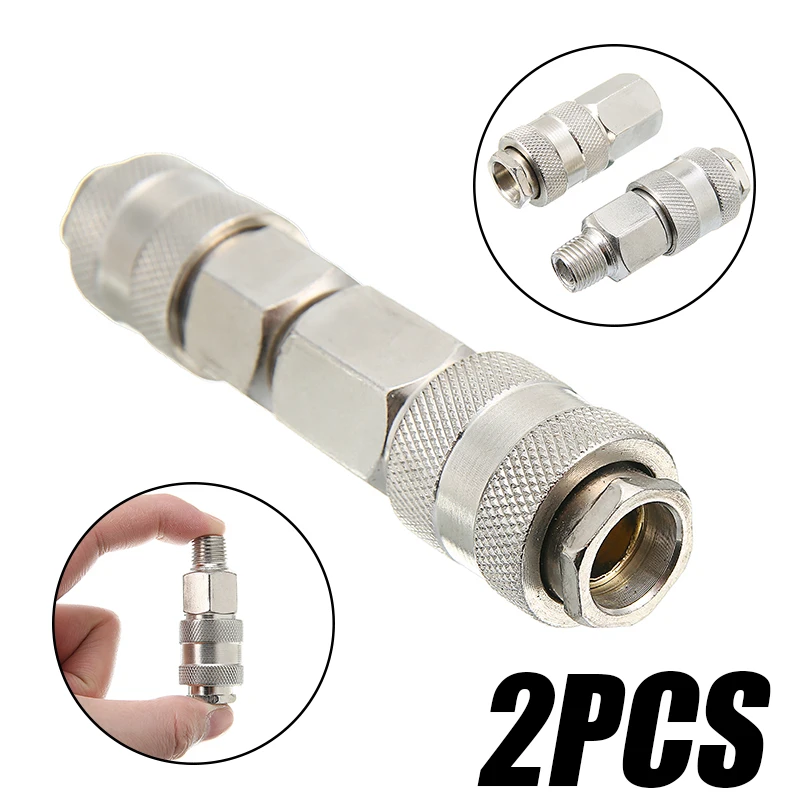 2 шт. быстроразъемные евророзетки с резьбой 1/4 дюйма|compressor connector|fitting airhose compressor |