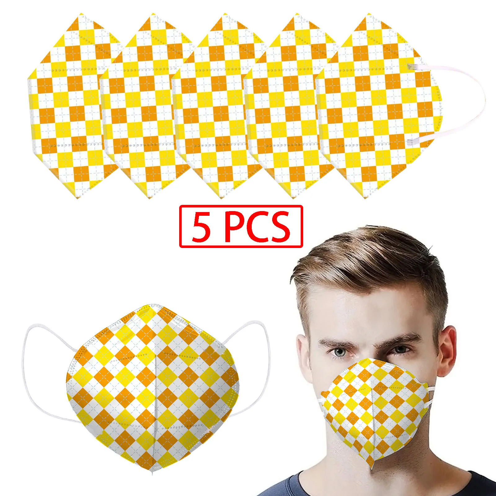 5/10 шт. 5 слойная Удобная Регулируемая Маска высокой плотности PM2.5 маска с фильтром
