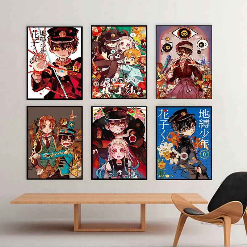 

Jibaku Shounen Hanako-kun Аниме Картина на холсте постер Настенный декор для гостиной домашний декор художественный Декор