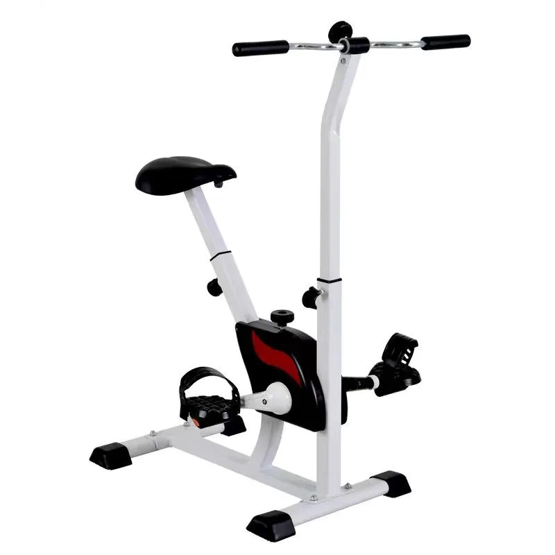 YX-8229 Indoor Mini Fitness Bike Rehabilitation Bicycle Vertical Handrail Cycling Stepper Elderly Leg Pedal Exerciser Treadmill