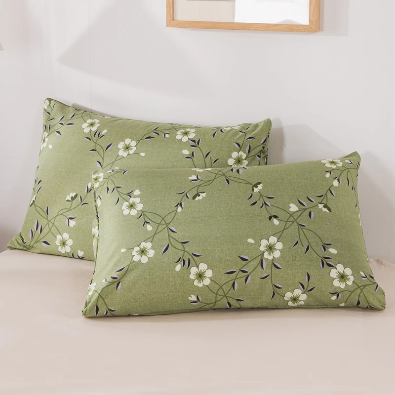 

Small Floral Bedding Set Pastoral Style Reactive Printing Duvet Covert Double Queen Twin Quilt Cover 3PCS No Sheet