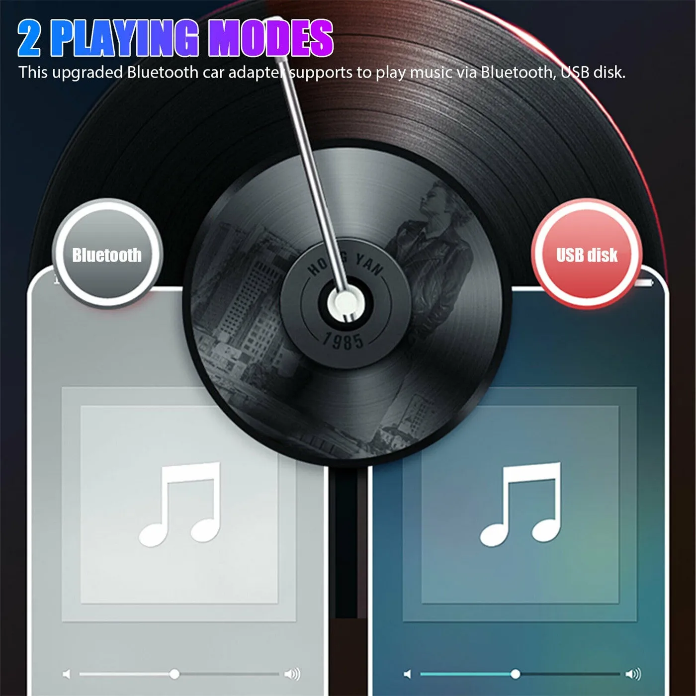 Fm-трансмиттер с Bluetooth 5 0 адаптер Цветной Автомобильный MP3-плеер гарнитура для