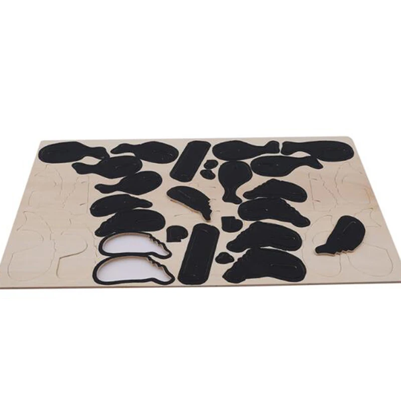 Деревянная модель панды из миниатюрных 3D пазлов панда деревообрабатывающий